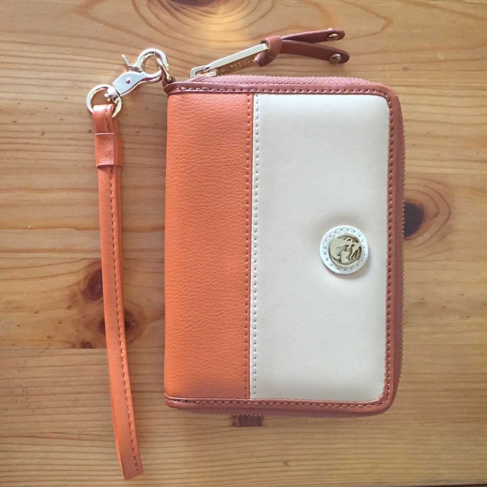 Spartina 449 Orange Cell Phone Clutch